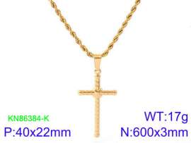 SS Gold-Plating Necklace