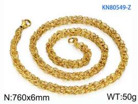 SS Gold-Plating Necklace