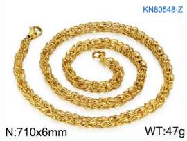 SS Gold-Plating Necklace