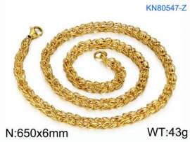 SS Gold-Plating Necklace