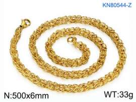 SS Gold-Plating Necklace