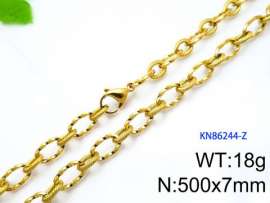 SS Gold-Plating Necklace