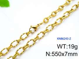 SS Gold-Plating Necklace