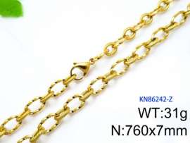 SS Gold-Plating Necklace