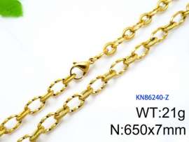 SS Gold-Plating Necklace