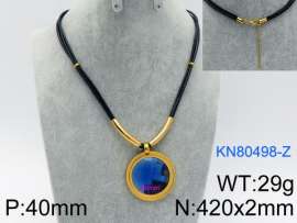 Stainless Steel Stone Necklace