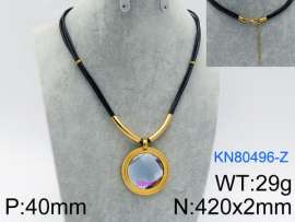 Stainless Steel Stone Necklace