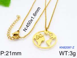 SS Gold-Plating Necklace