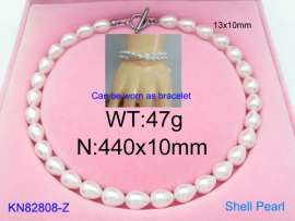 Shell Pearl Necklaces