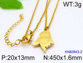 SS Gold-Plating Necklace