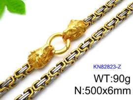 SS Gold-Plating Necklace