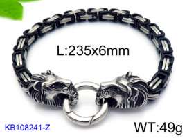 Stainless Steel Black-plating Bracelet