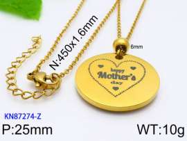 SS Gold-Plating Necklace