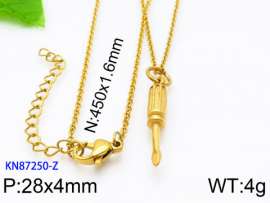 SS Gold-Plating Necklace