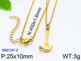 SS Gold-Plating Necklace