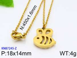 SS Gold-Plating Necklace