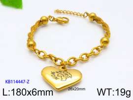 Stainless Steel Gold-plating Bracelet