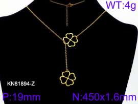 SS Gold-Plating Necklace