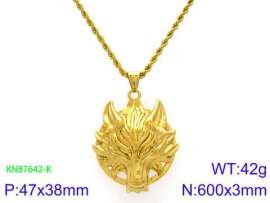 SS Gold-Plating Necklace