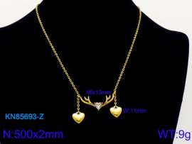 SS Gold-Plating Necklace