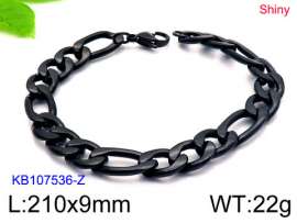 Stainless Steel Black-plating Bracelet