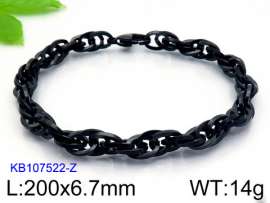 Stainless Steel Black-plating Bracelet