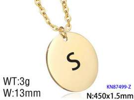 SS Gold-Plating Necklace