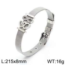 Stainless Steel Stone Bracelet