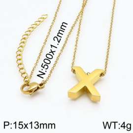 SS Gold-Plating Necklace