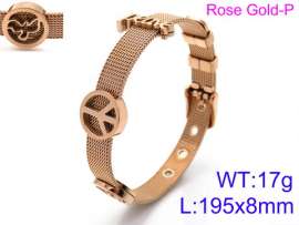 Stainless Steel Rose Gold-plating Bracelet