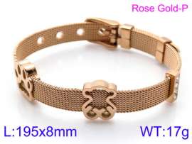 Stainless Steel Rose Gold-plating Bracelet