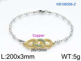 Stainless Steel Stone Bracelet