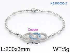 Stainless Steel Stone Bracelet