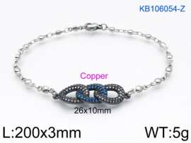 Stainless Steel Stone Bracelet