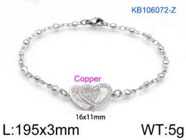 Stainless Steel Stone Bracelet