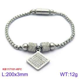 Stainless Steel Stone Bracelet