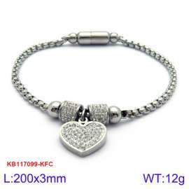 Stainless Steel Stone Bracelet