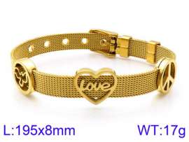 Stainless Steel Gold-plating Bracelet