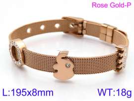 Stainless Steel Rose Gold-plating Bracelet