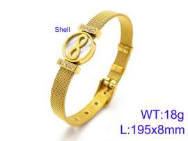 Stainless Steel Gold-plating Bracelet