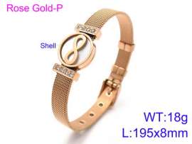 Stainless Steel Rose Gold-plating Bracelet