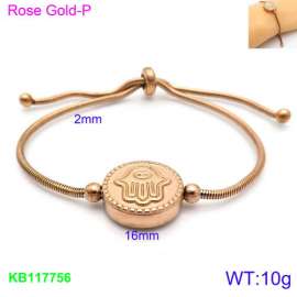 Stainless Steel Rose Gold-plating Bracelet