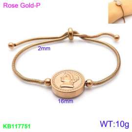 Stainless Steel Rose Gold-plating Bracelet