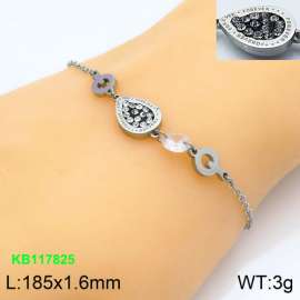 Stainless Steel Stone Bracelet