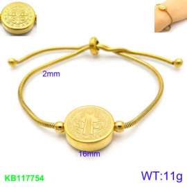 Stainless Steel Gold-plating Bracelet