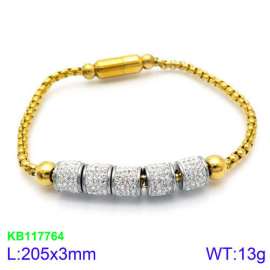 Stainless Steel Stone Bracelet