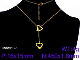 SS Gold-Plating Necklace