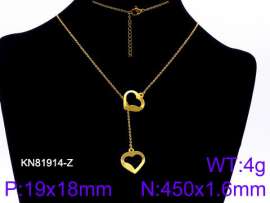 SS Gold-Plating Necklace