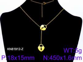 SS Gold-Plating Necklace