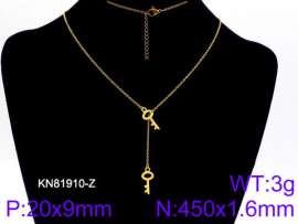 SS Gold-Plating Necklace